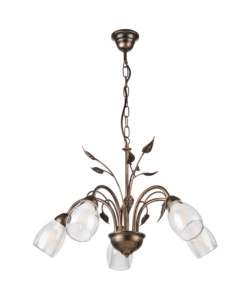 Onli Bronzo Lampadario 5 Luci "Liliana" E14